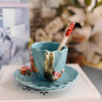 Coquillage Sea Cup & Saucer Set