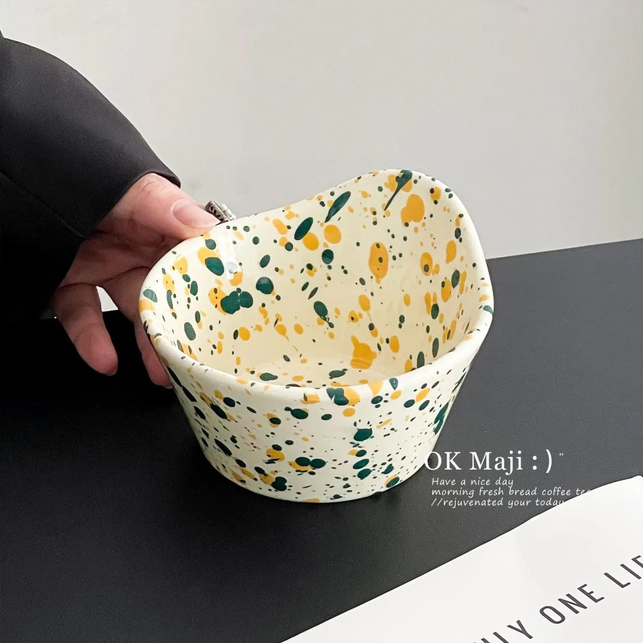 Ink Splash Breakfast Bowl