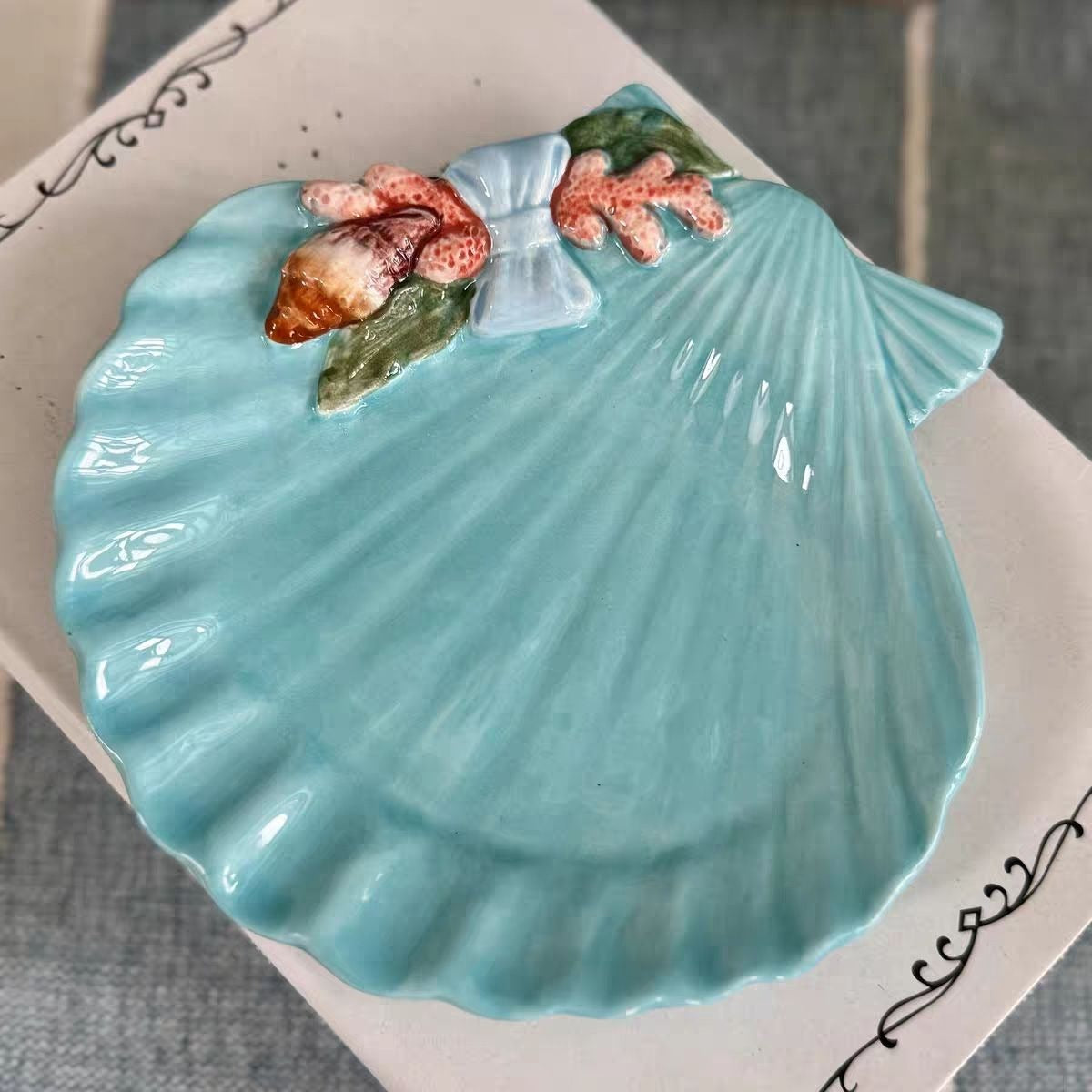 Coquillage Sea Cup & Saucer Set