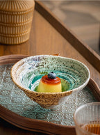Prism Crackle Glaze Bowl