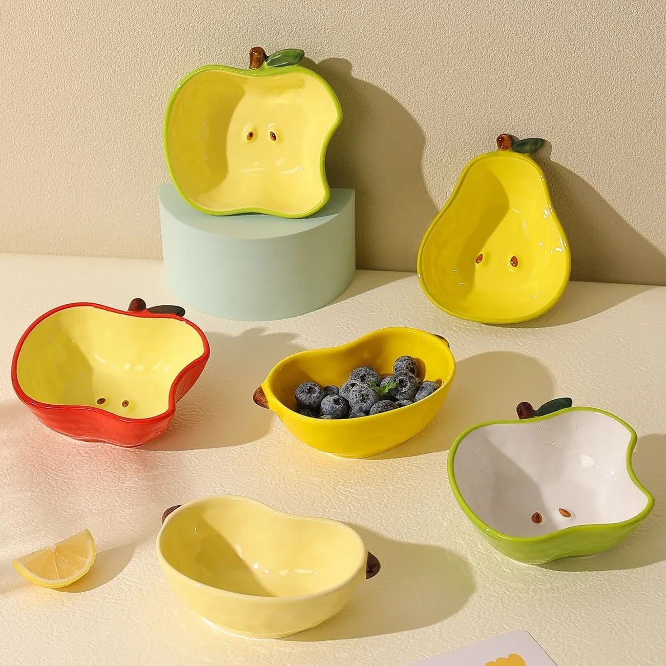 Crème Dipping Dish Set