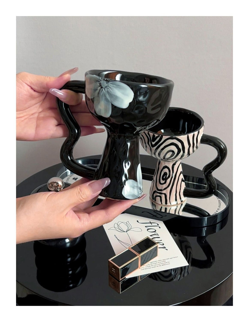 Vintage Pedestal Coffee Cup