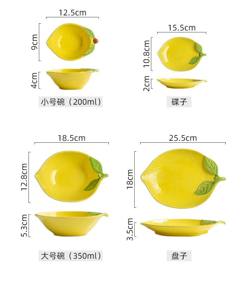 Lemon Slice Ceramic Bowl