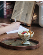 Heritage Pedestal Stoneware Bowl