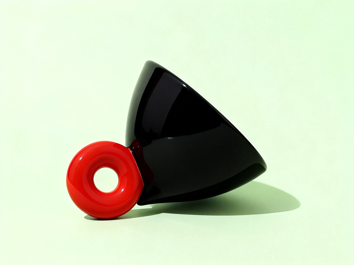 Orbit Cone Ceramic Cup