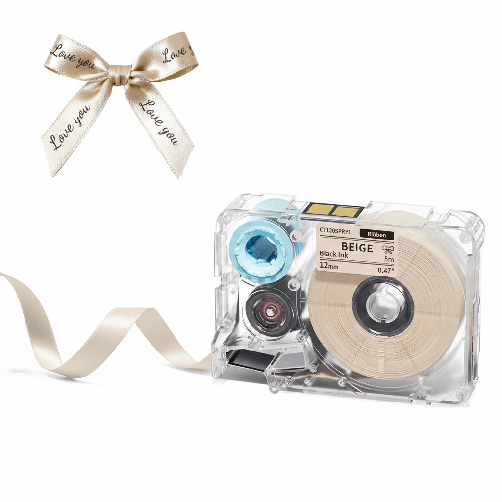 Phomemo T27 12mmx5m Pastel Blue&White&Red Ribbon Label Tapes for P15/A30