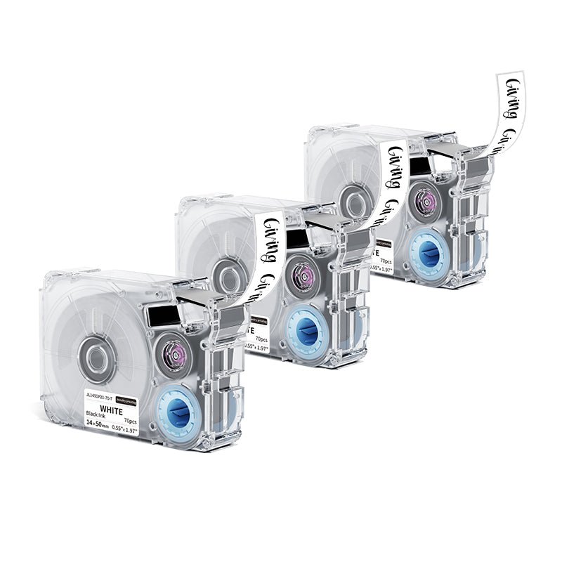 Phomemo 14x50mm  Black on White Jewelry Price Label Tapes for P15/A30